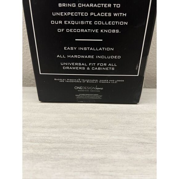 6 Badgley Mischka Faceted Round Crystal Drawer Knob Set Cabinet Door Pull Luxury - Picture 7 of 7